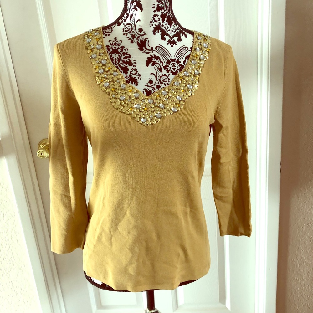 Embellished sweater